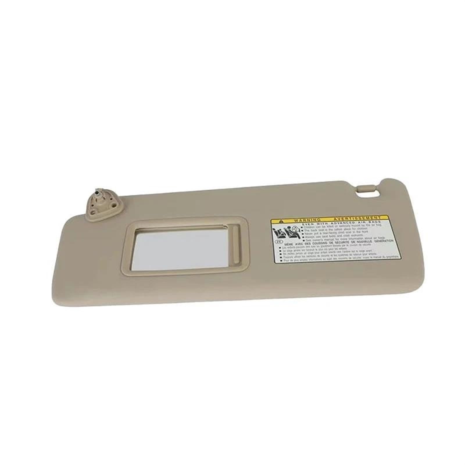 Direkte Sonneneinstrahlung Vermeiden Für Toyota Highlander 2004 2005 2006 2007 Fahrer Und Beifahrer Sonnenblende 74320-48260-A0 Eitelkeit Spiegel Auto Zubehör(Beige,Left) von SXQPOCAR