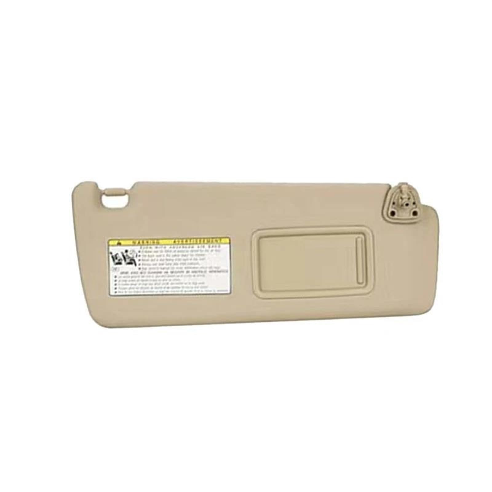 Direkte Sonneneinstrahlung Vermeiden Für Toyota Highlander 2004 2005 2006 2007 Fahrer Und Beifahrer Sonnenblende 74320-48260-A0 Eitelkeit Spiegel Auto Zubehör(Beige,Right) von SXQPOCAR