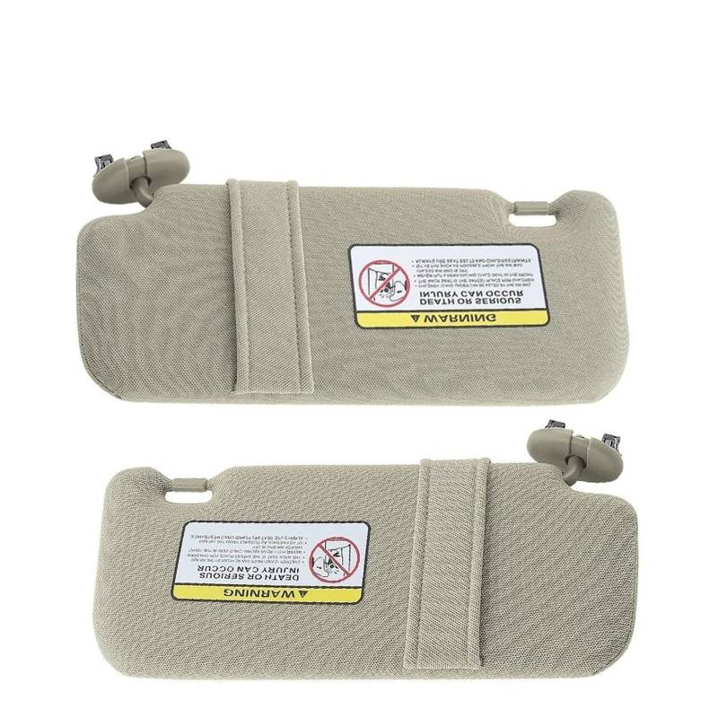 Direkte Sonneneinstrahlung Vermeiden Geeignet Für Toyota Corolla 2007 2008 2009 2010 2012 2013 Sonnenblende 74320-02711-E0 Kosmetikspiegel Innen Auto Zubehör(Beige,Left and Right) von SXQPOCAR