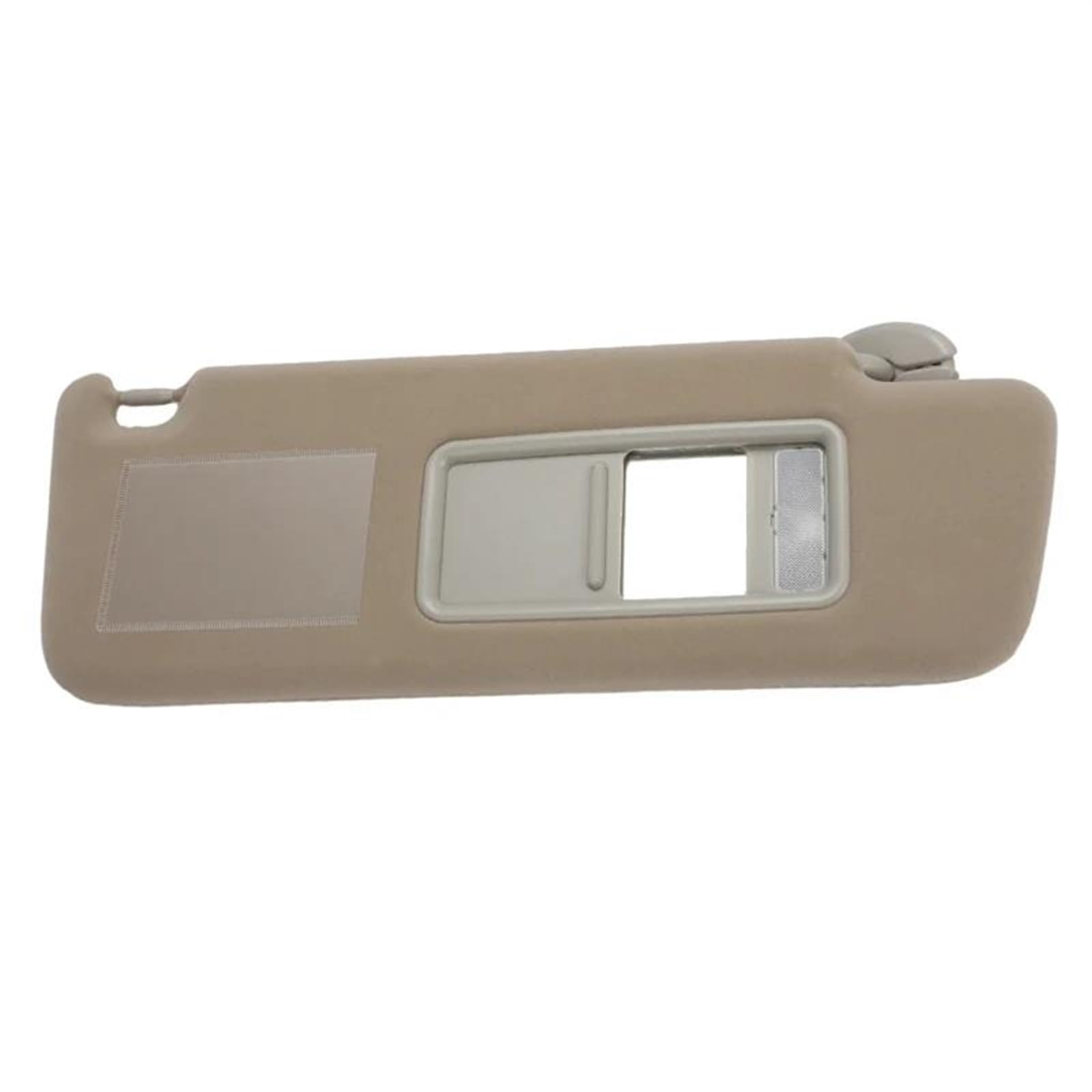 Direkte Sonneneinstrahlung Vermeiden Sonnenblende Fahrer Beifahrerseite Sonnenblende Mit Lampe Für Für Toyota Land Cruiser J12 2002-2009 Für Prado LC120 2003-2009(Beige,Right) von SXQPOCAR