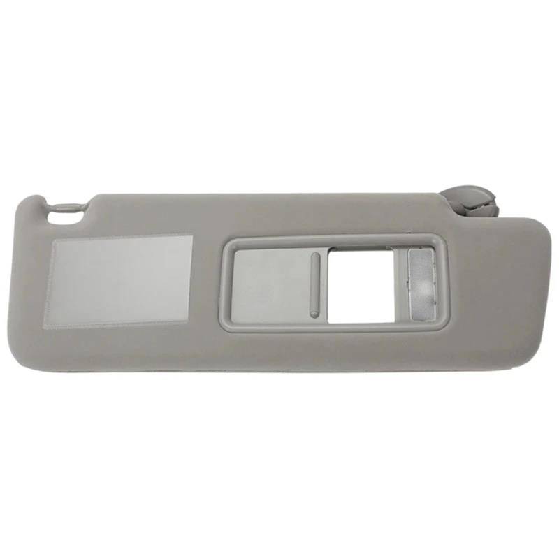 Direkte Sonneneinstrahlung Vermeiden Sonnenblende Fahrer Beifahrerseite Sonnenblende Mit Lampe Für Für Toyota Land Cruiser J12 2002-2009 Für Prado LC120 2003-2009(Gray,Right) von SXQPOCAR