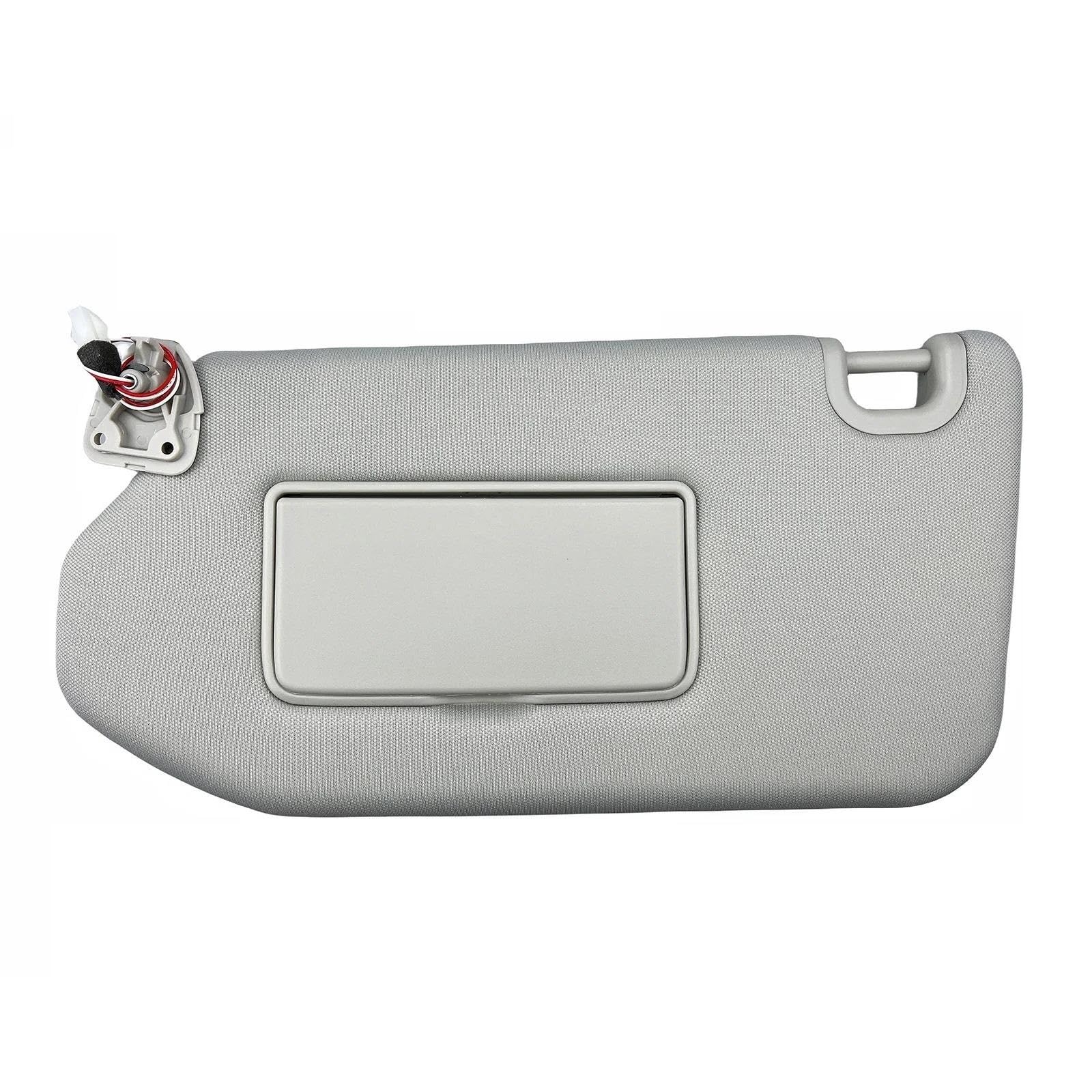 Direkte Sonneneinstrahlung Vermeiden Sonnenblende Für Nissan Pathfinder 2013-2018 Für Infiniti QX60 2014-2017 Sonnenblende Mit Lampe 96401-9PB0A 96400-9PB0A(Gray,Left) von SXQPOCAR