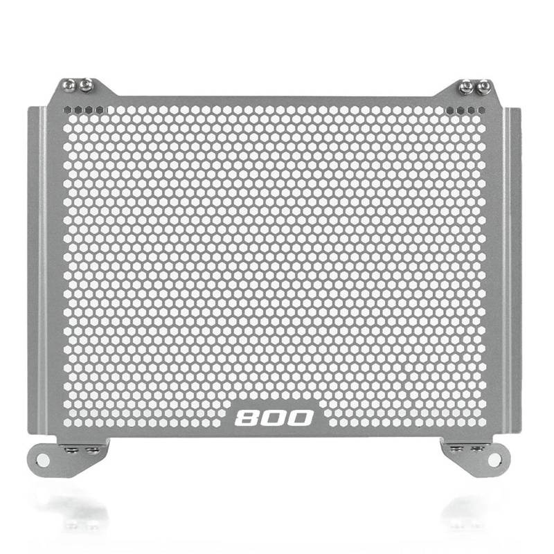 Hochdichtes Sturzsicheres Für CFMOTO 800MT 800 MT 2021 2022 2023 800 Motorrad CNC Aluminium Kühlergrill Wache Cover Schutz(Silver,L) von SXQPOCAR