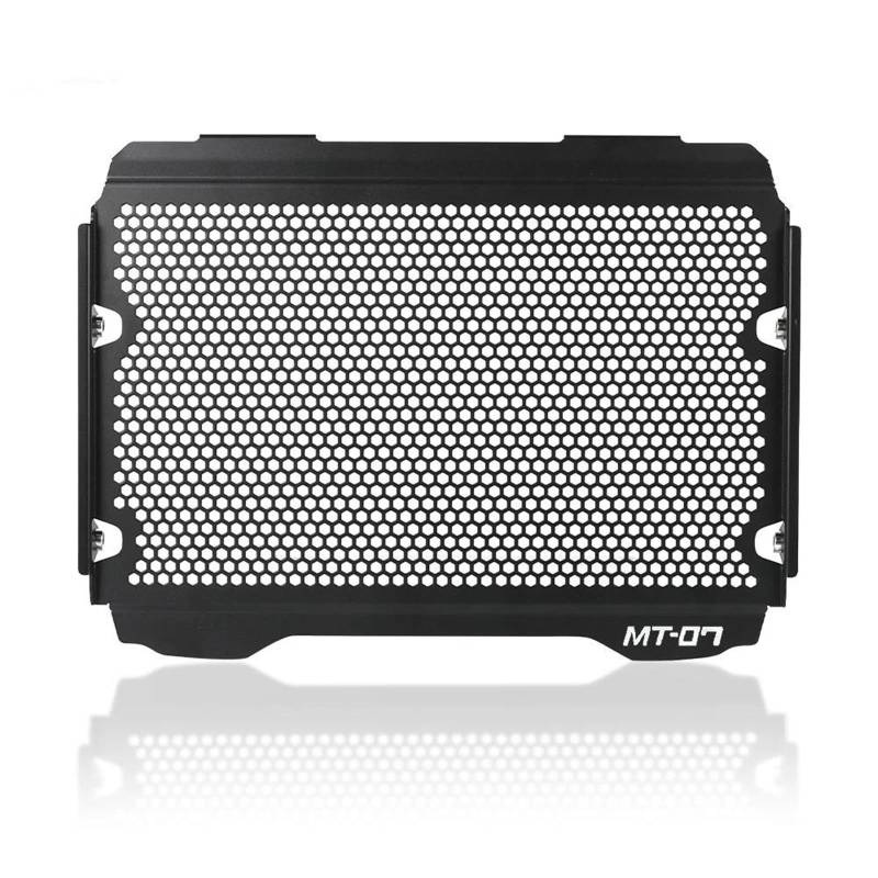 Hochdichtes Sturzsicheres Motorrad Kühlergrill Abdeckung Schutz Protector Für Yamaha MT-07 MT07 FZ-07 FZ07 2018 2019 2020 2021 2022 2023(Black,S) von SXQPOCAR