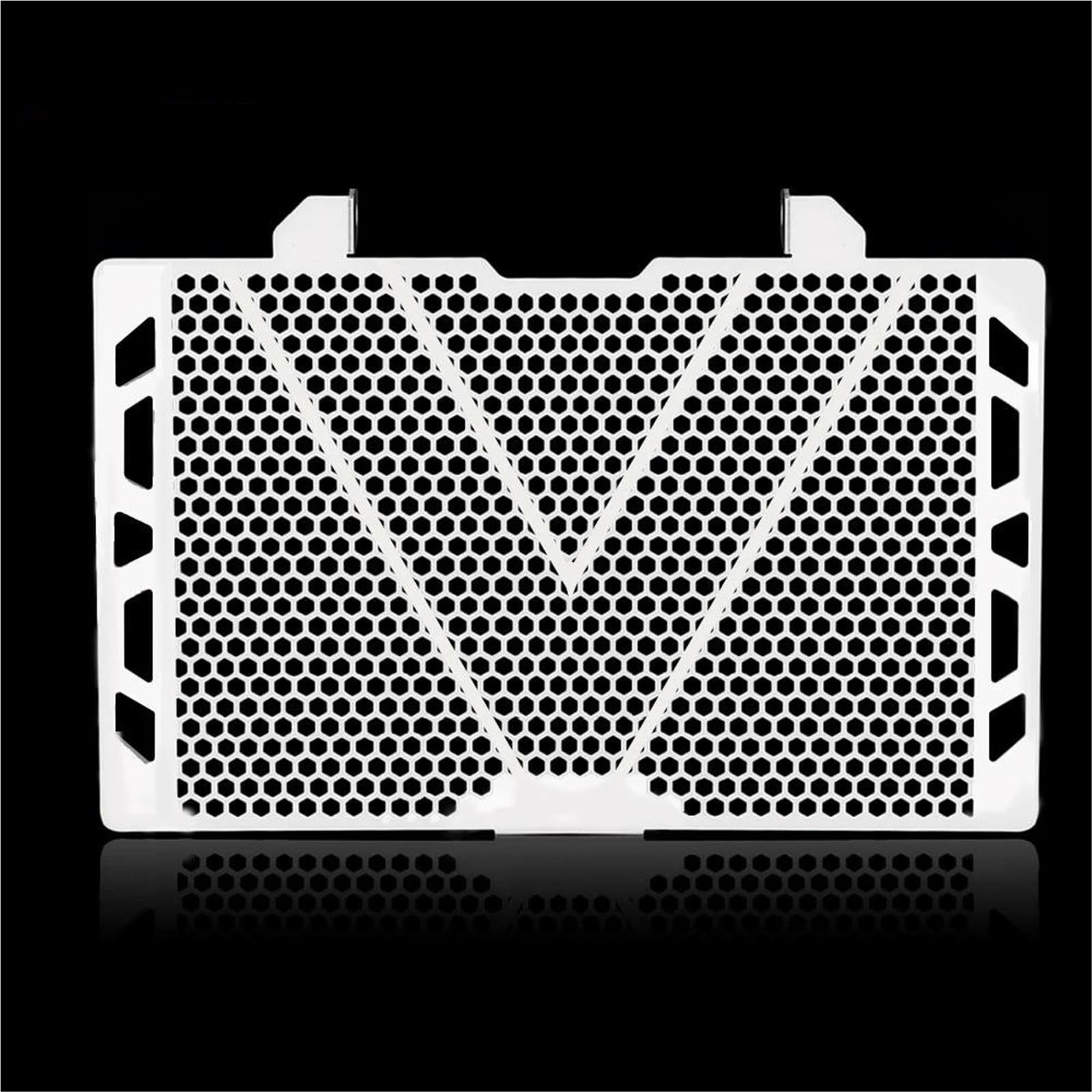 Hochdichtes Sturzsicheres Motorrad Kühlergrill Abdeckung Schutz Schutz Protetor Für NC750X NC 750X NC750 X 2021 2022 2023(Silver,S) von SXQPOCAR