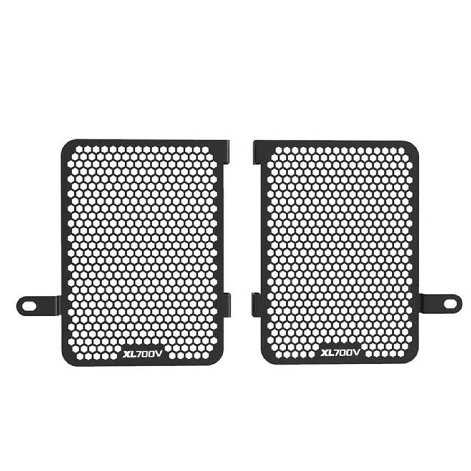 Hochdichtes Sturzsicheres Motorrad Kühlergrill Wache Abdeckung Schutz Für XL700V Für Transalp 700 XL 700V 2008-2016 2017-2018-2019-2020-2021-2022(Rood,Round hole) von SXQPOCAR