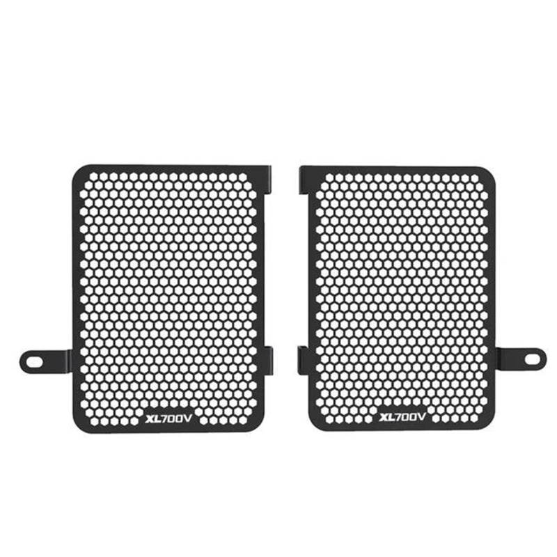 Hochdichtes Sturzsicheres Motorrad Kühlergrill Wache Abdeckung Schutz Für XL700V Für Transalp 700 XL 700V 2008-2016 2017-2018-2019-2020-2021-2022(Rood,Round hole) von SXQPOCAR