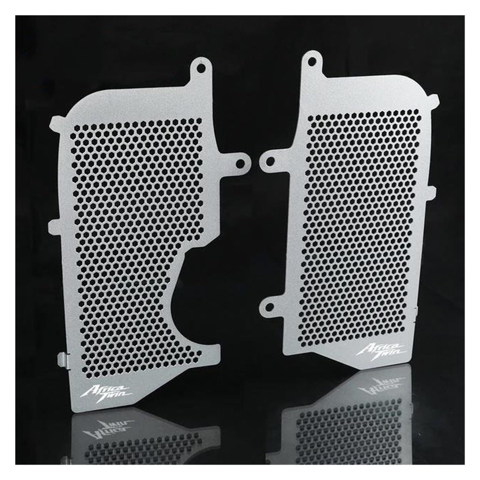 Hochdichtes Sturzsicheres Motorrad Kühlergrill Wache Abdeckung Teile Für Afrika Twin CRF1100L CRF 1100L Abenteuer ADV Sport 2020 2021 2022 2023(Silver,Small Mesh) von SXQPOCAR
