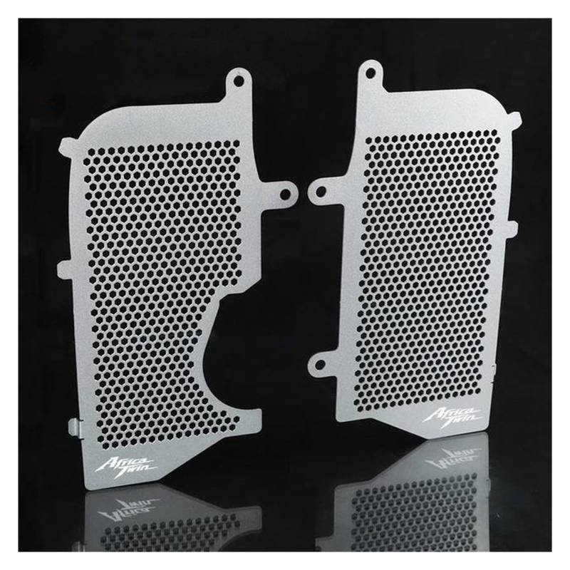 Hochdichtes Sturzsicheres Motorrad Kühlergrill Wache Abdeckung Teile Für Afrika Twin CRF1100L CRF 1100L Abenteuer ADV Sport 2020 2021 2022 2023(Silver,Small Mesh) von SXQPOCAR