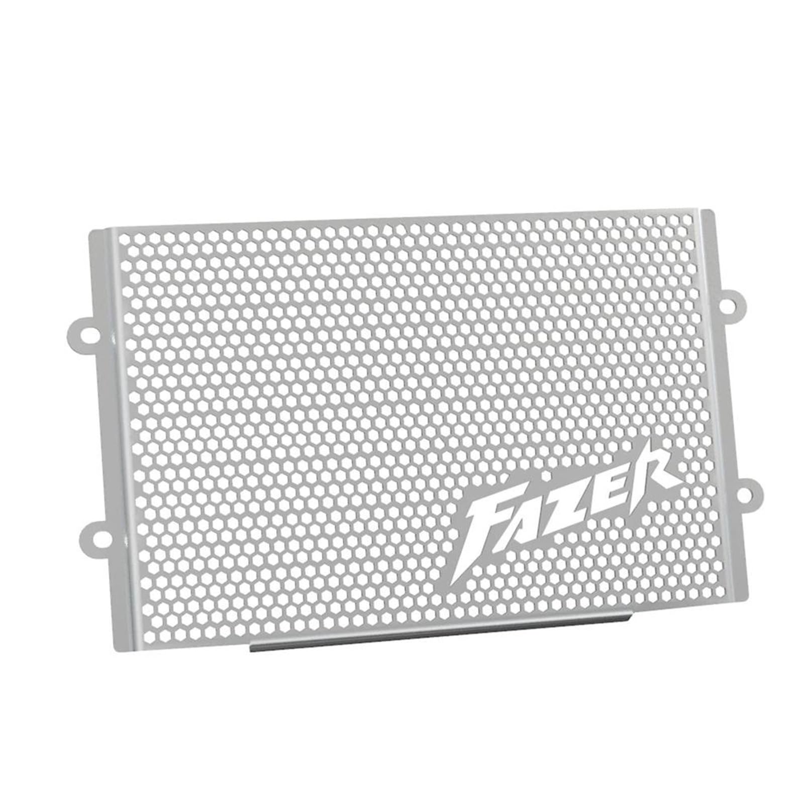 Hochdichtes Sturzsicheres Motorrad Kühlergrill Wache Schutz Grill Schutz Abdeckung Für Yamaha FZS1000 FZS1000S FZ1S FZ1N Für Fazer FZ1 S/N 2001-2002-2003-2004-2005(Silver) von SXQPOCAR