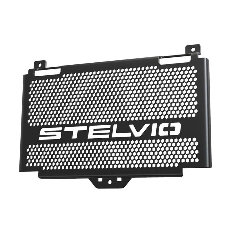 Hochdichtes Sturzsicheres Motorrad Kühlergrill Wache Schutz Wasser Tank Schutz Für Moto Guzzi Stelvio 1200 Für Stelvio1200 2008-2009-2010(Black,Mesh) von SXQPOCAR