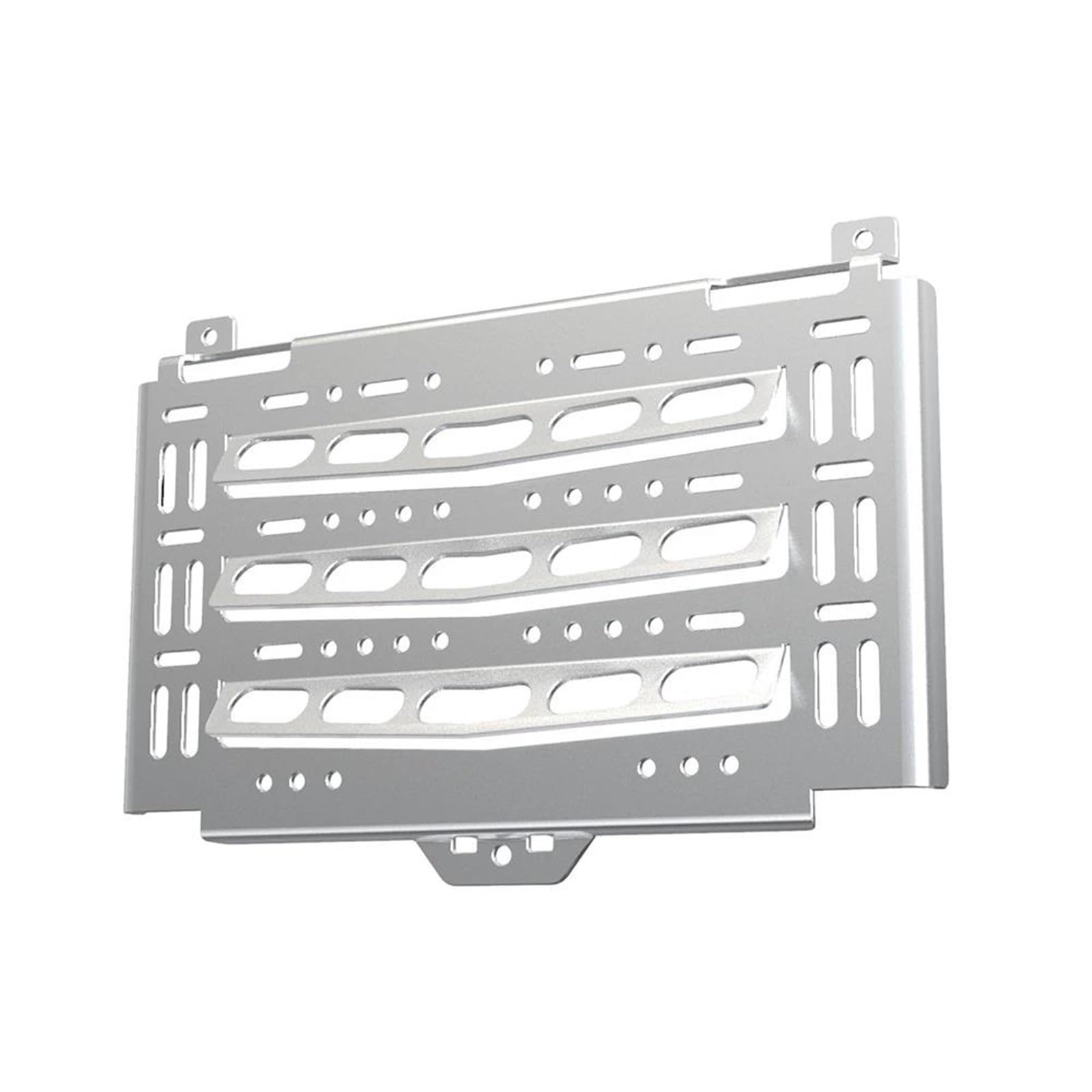 Hochdichtes Sturzsicheres Motorrad Kühlergrill Wache Schutz Wasser Tank Schutz Für Moto Guzzi Stelvio 1200 Für Stelvio1200 2008-2009-2010(Silver,Grille) von SXQPOCAR