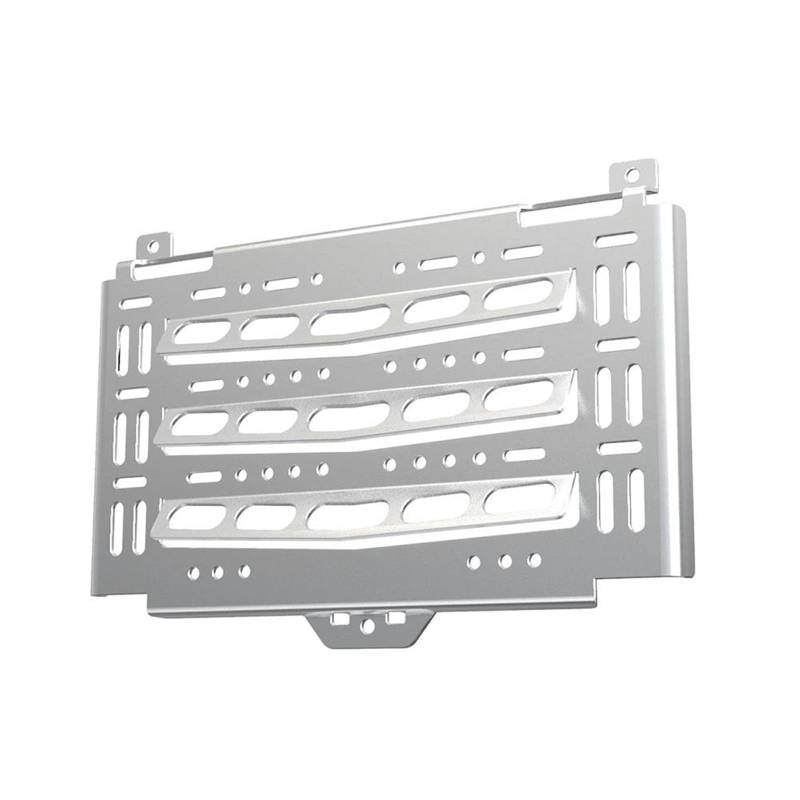 Hochdichtes Sturzsicheres Motorrad Kühlergrill Wache Schutz Wasser Tank Schutz Für Moto Guzzi Stelvio 1200 Für Stelvio1200 2008-2009-2010(Silver,Grille) von SXQPOCAR