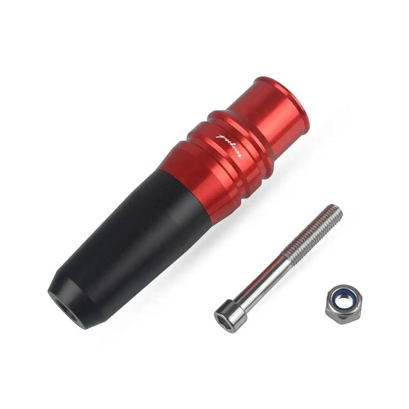 Motorrad Crash Schieberegler Anti Crash Caps Protector Für Bajaj Pulsar 200 NS/200 RS/200 ALS Auspuff Rahmen Sliders Crash Pads Falling Protector(Rood) von SXQPOCAR