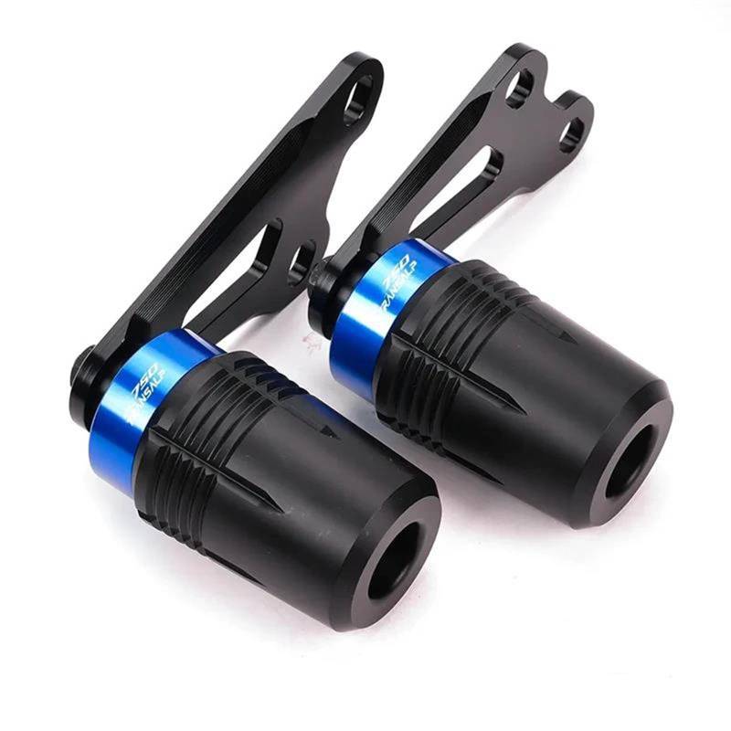 Motorrad Crash Schieberegler Anti-Drop-Rahmen-Crash-Slider-Fallschutz Für Transalp 750 Xl750 2023 2024 Motorradschutz-Dekorzubehör(Blue) von SXQPOCAR