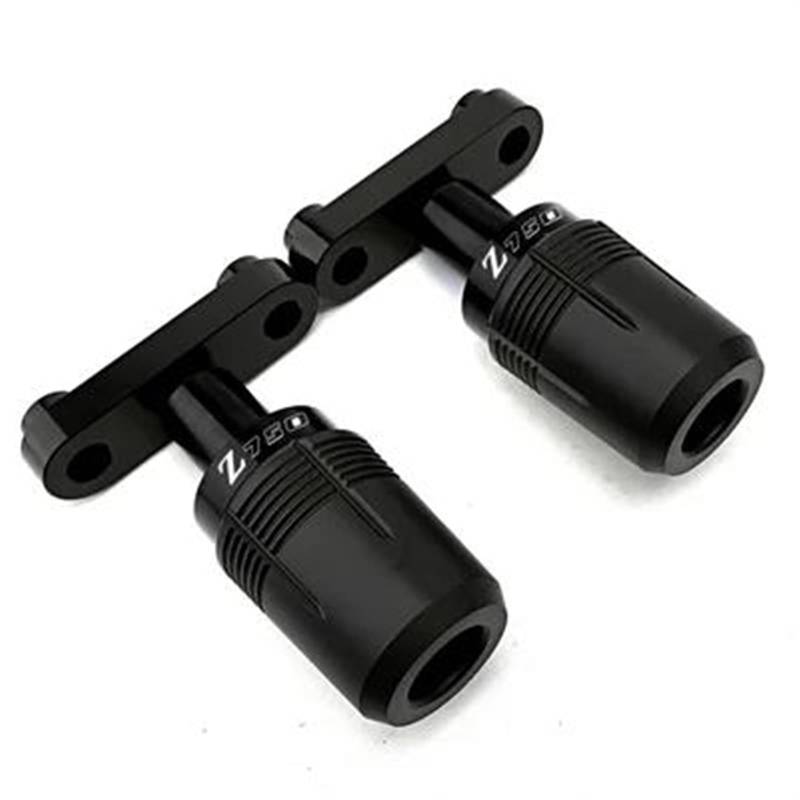 Motorrad Crash Schieberegler CNC Aluminium Rahmen Crash Slider Fallen Protector Für Kawasaki Z750 Z 750 2004-2012 2006 2007 2008 Stoßfänger Block(Black) von SXQPOCAR