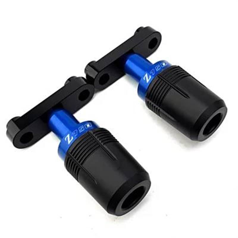 Motorrad Crash Schieberegler CNC Aluminium Rahmen Crash Slider Fallen Protector Für Kawasaki Z750 Z 750 2004-2012 2006 2007 2008 Stoßfänger Block(Blue) von SXQPOCAR