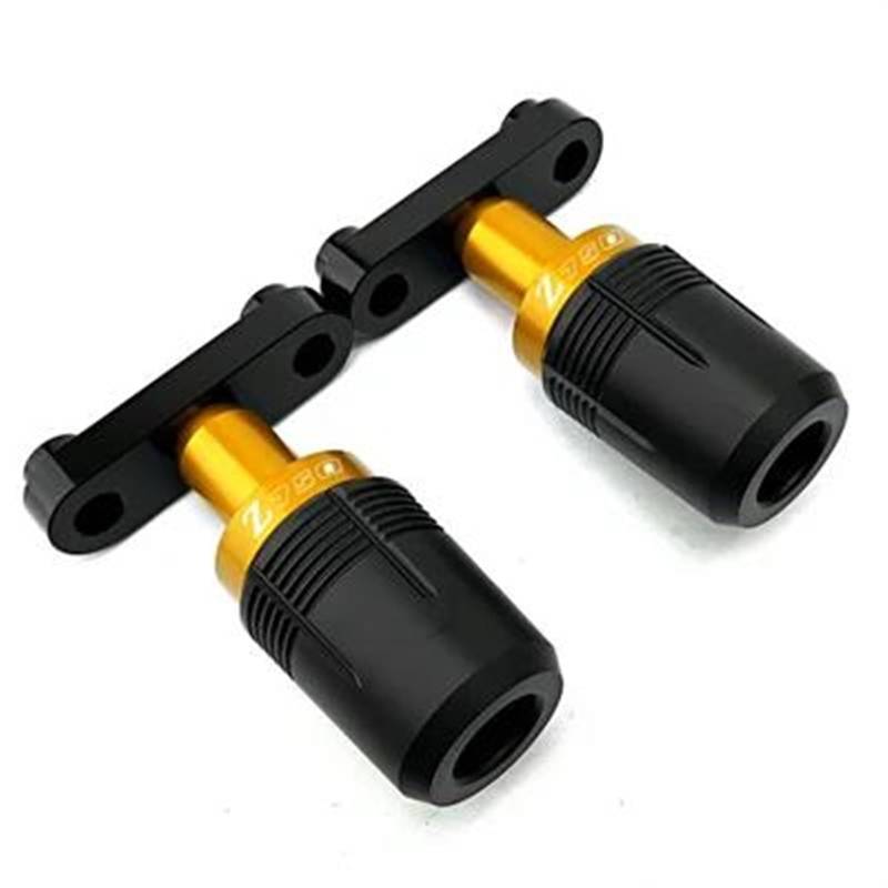 Motorrad Crash Schieberegler CNC Aluminium Rahmen Crash Slider Fallen Protector Für Kawasaki Z750 Z 750 2004-2012 2006 2007 2008 Stoßfänger Block(Gold) von SXQPOCAR
