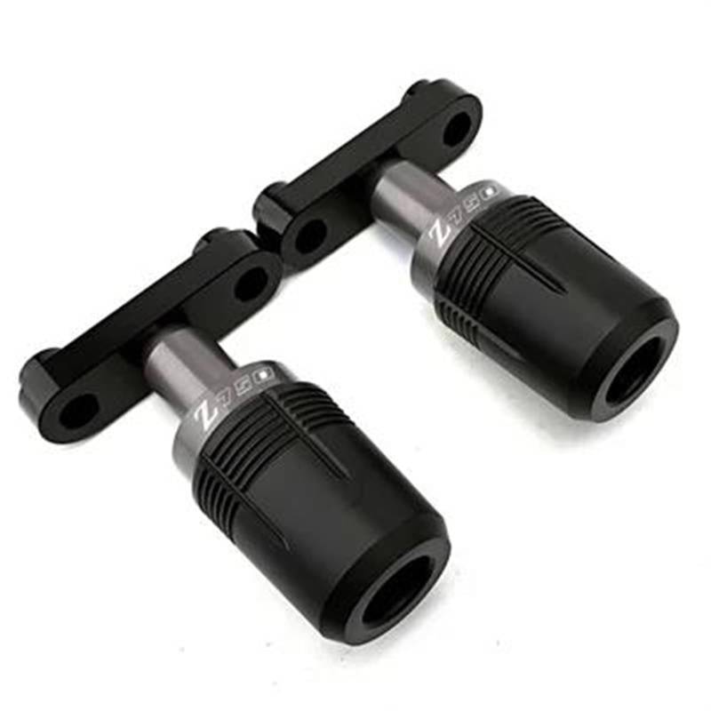 Motorrad Crash Schieberegler CNC Aluminium Rahmen Crash Slider Fallen Protector Für Kawasaki Z750 Z 750 2004-2012 2006 2007 2008 Stoßfänger Block(Titanium) von SXQPOCAR