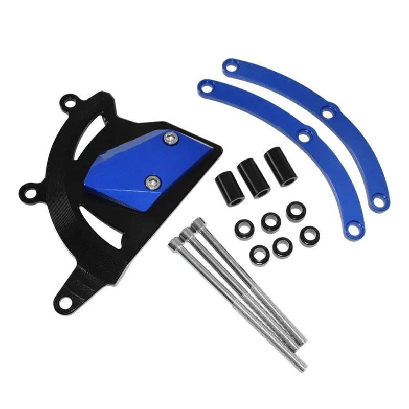 Motorrad Crash Schieberegler Crash Pad Für Yama-ha YZF R15 V3 2017 2018 2019 2020 Rechte Seite Motor Stator Rahmen Slider Schutz Abdeckung Falling Protector(Blue) von SXQPOCAR