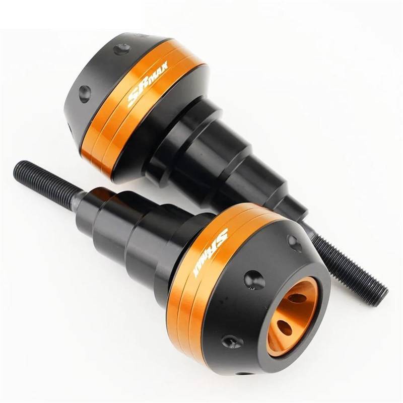 Motorrad Crash Schieberegler Für Aprilia SRMAX 250 300 SRMAX250 SRMAX300 Motorrad Fallende Schutz Rahmen Slider Verkleidung Schutz Anti Crash Pad Protector(Orange) von SXQPOCAR