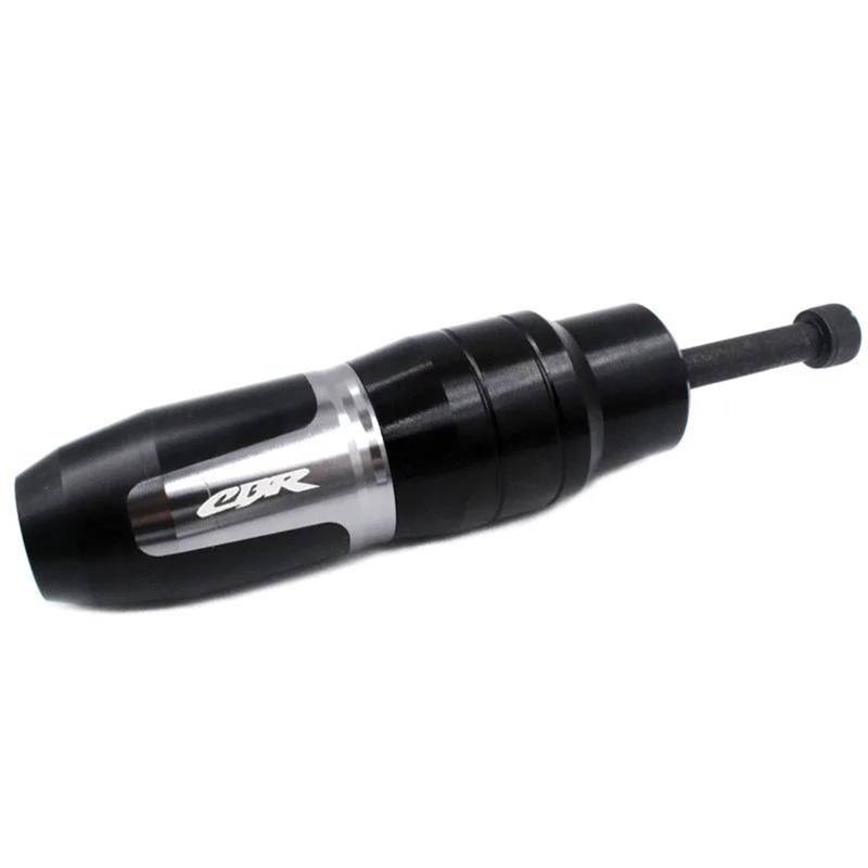 Motorrad Crash Schieberegler Für CBR250R CBR300R CBR500R CBR600F CBR650F Motorrad CNC Zubehör Fallen Schutz Auspuff Slider Crash Pad Slider(Titanium) von SXQPOCAR