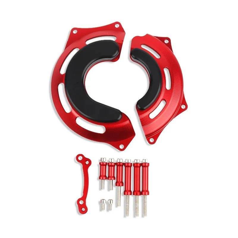 Motorrad Crash Schieberegler Für CBR400R CBR500R CB500F CB400F CB500X CB400X Motorrad CNC Motor Schutzhülle Verkleidung Schutz Sliders Crash Pad(Rood) von SXQPOCAR