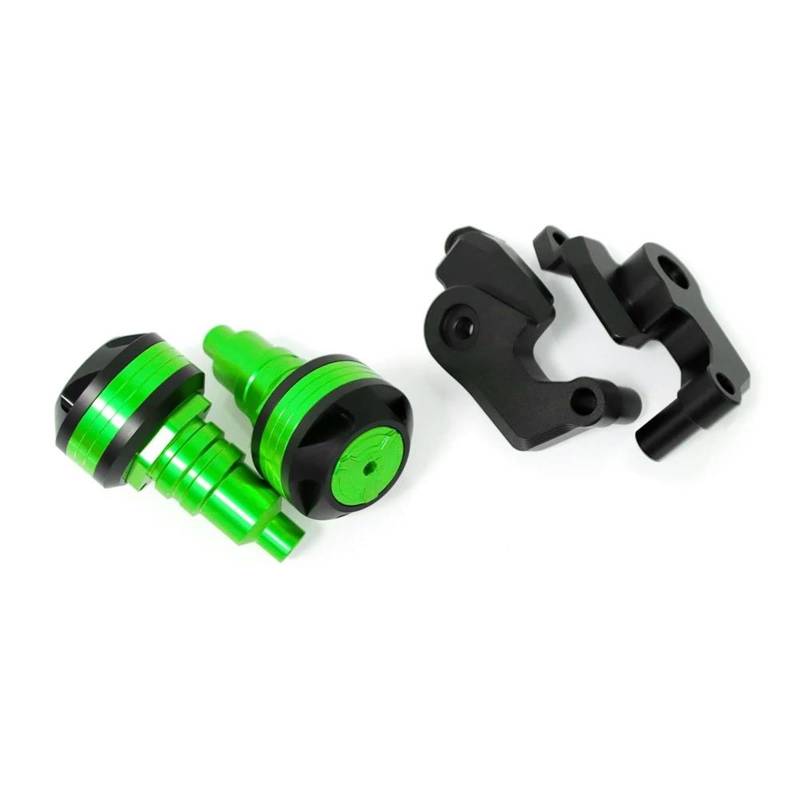 Motorrad Crash Schieberegler Für CFMOTO 800NK NK800 800 NK 2023 2024 Motorschutzbügel Crash-schutz Motorrad Stoßfänger Slider Anti-Drop-Ball-Schutz(Groen) von SXQPOCAR