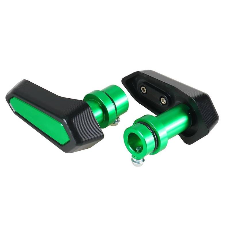 Motorrad Crash Schieberegler Für Kawasaki Ninja ZX25R ZX4R ZX4RR ZX4R-SE CNC Aluminium Crash Sliders Protector Crash Bar Refit Teile Crash Pads(Groen) von SXQPOCAR