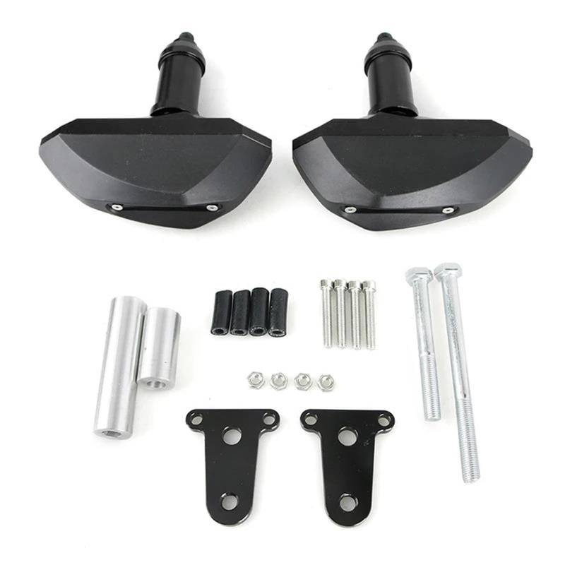 Motorrad Crash Schieberegler Für Kawasaki Ninja400 Z400 Für Ninja 400 Rahmen Sliders Crash Pads CNC Falling Protector Schutz Motor Schutz Abdeckung(Black) von SXQPOCAR