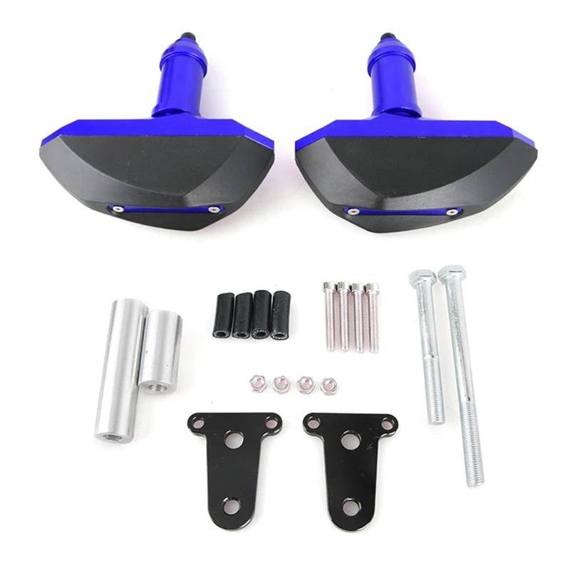 Motorrad Crash Schieberegler Für Kawasaki Ninja400 Z400 Für Ninja 400 Rahmen Sliders Crash Pads CNC Falling Protector Schutz Motor Schutz Abdeckung(Blue) von SXQPOCAR