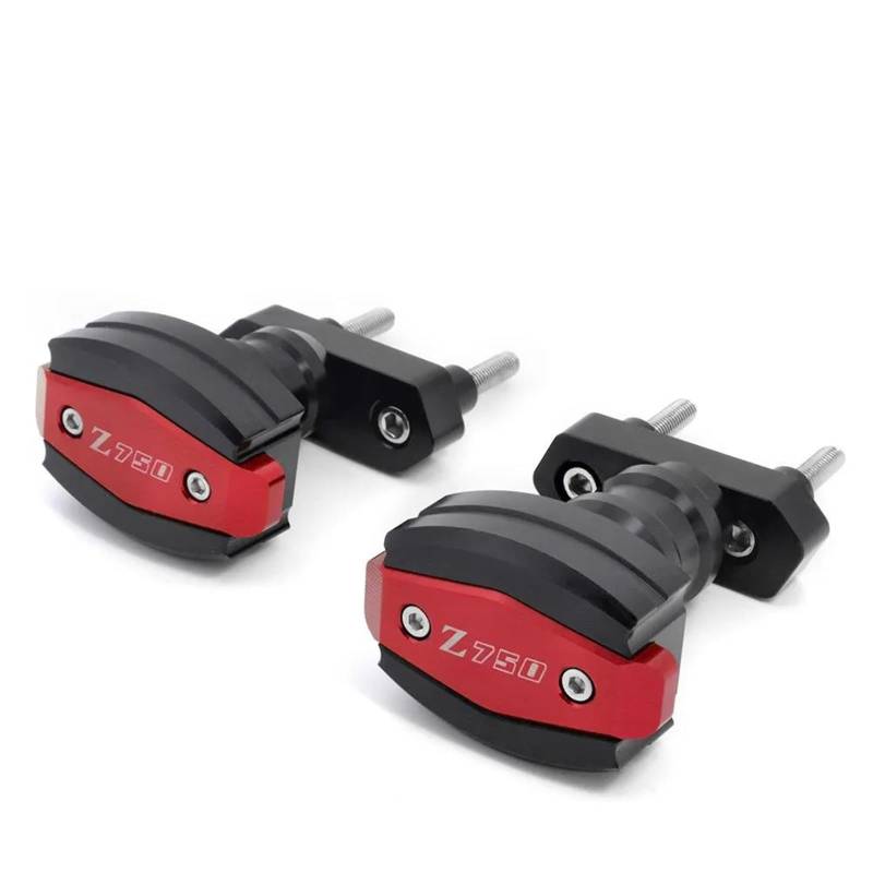 Motorrad Crash Schieberegler Für Kawasaki Z750R Z750 Z 750 R 2007-2012 Motorrad Reparatur Refit Teile Motor Crash Pads Rahmen Slider Schutz Crash Protector(Rood) von SXQPOCAR