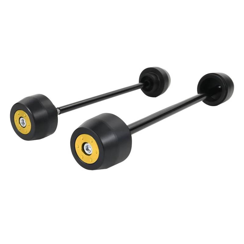 Motorrad Crash Schieberegler Für Suzuki DR650 DR 650 DR-650 DR650SE DR 650SE 1996-2024 Motorrad Vorder- Und Hinterachse Sliders Gabel Sliders Crash Protector(Gold) von SXQPOCAR