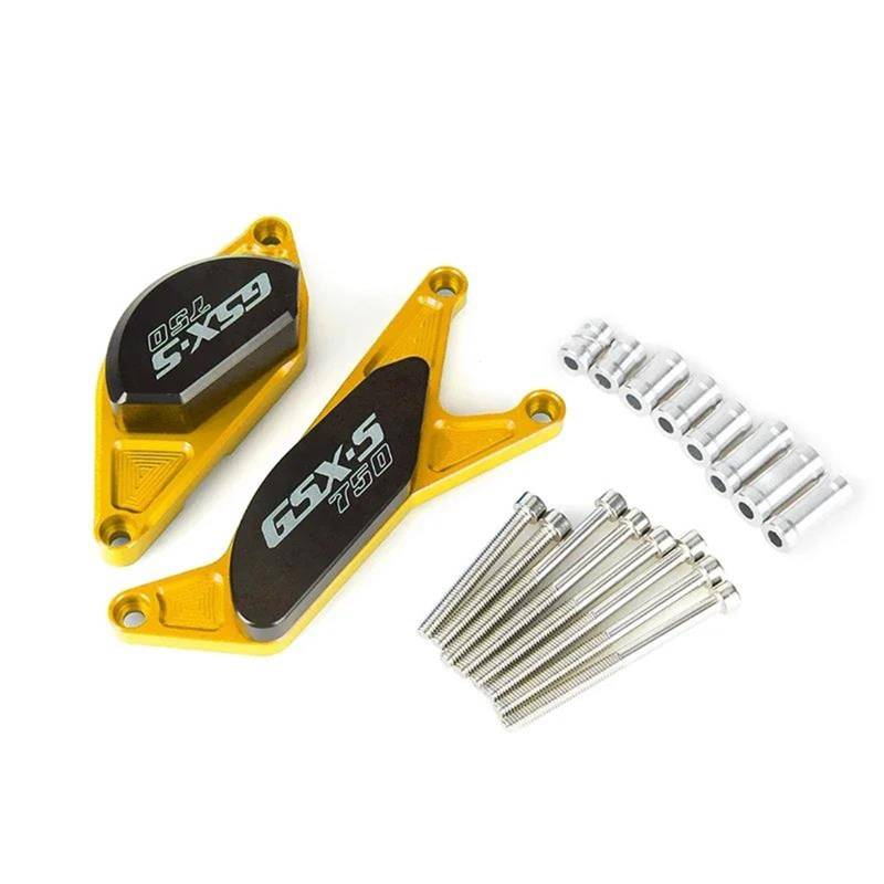 Motorrad Crash Schieberegler Für Suzuki GSX-S750 GSXS750 GSX-S GSXS 750 Rahmen Slider Crash Pad Motor Stator Fall Saver Abdeckung(Gold) von SXQPOCAR