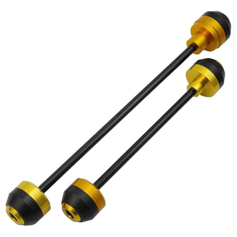 Motorrad Crash Schieberegler Für Suzuki Hayabusa GSXR1300 2004 2005 2006 2007 Vorne Hinten Rad Slider Gabel Achse Crash Protector Schaukel Arm Pad Aluminium(Gold) von SXQPOCAR