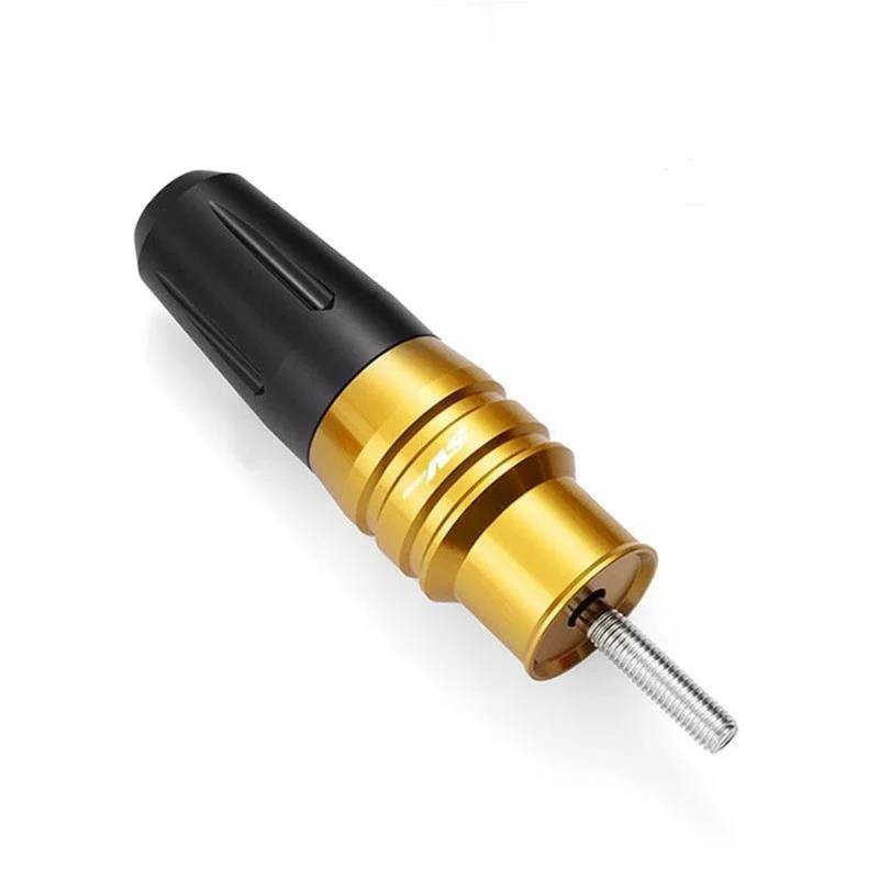 Motorrad Crash Schieberegler Für Suzuki SV650 SV 650 1999-2018 SV650X 2018-2020 Motorrad CNC Crash Pads Auspuff Slider Crash Protector(Gold) von SXQPOCAR