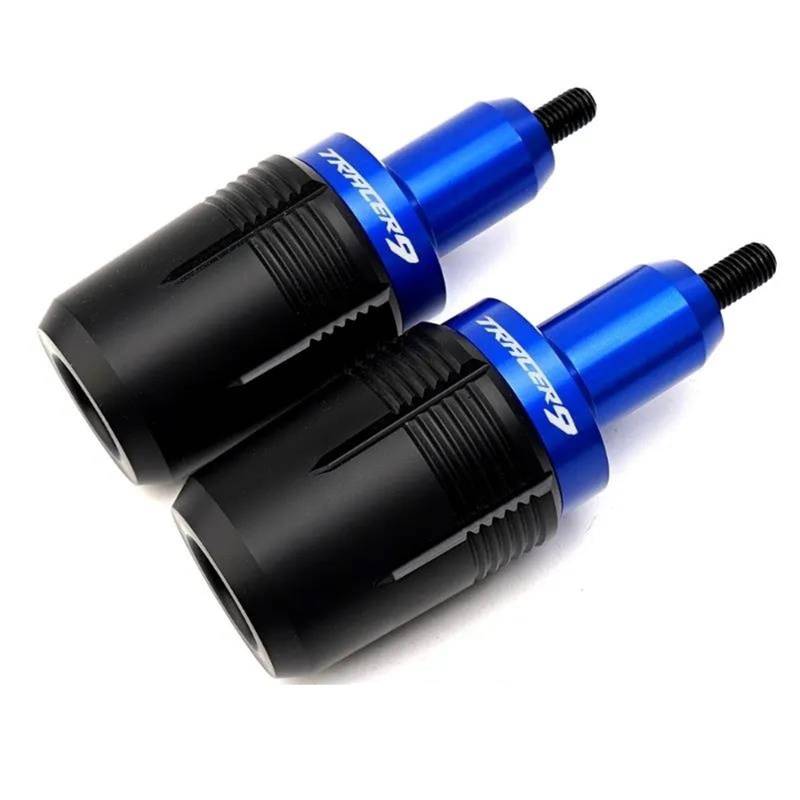 Motorrad Crash Schieberegler Für Tracer 9 GT Für Tracer9gt Anti Crash Caps Protector Rahmen Slider Fallen Protector Motor(Blue) von SXQPOCAR
