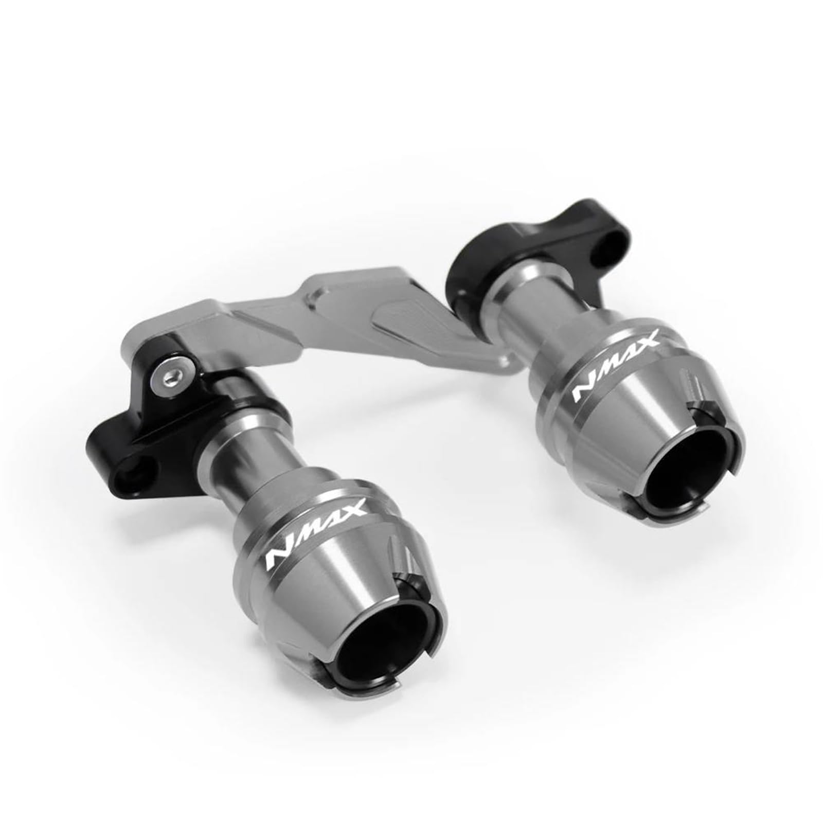 Motorrad Crash Schieberegler Für Yama-ha NMAX155 Für NMAX 155 Vorne Hinten Gabel Rad Herbst Schalldämpfer Rohr Rahmen Schutz Rahmen Slider Anti Crash Protector(Gray,Rear) von SXQPOCAR