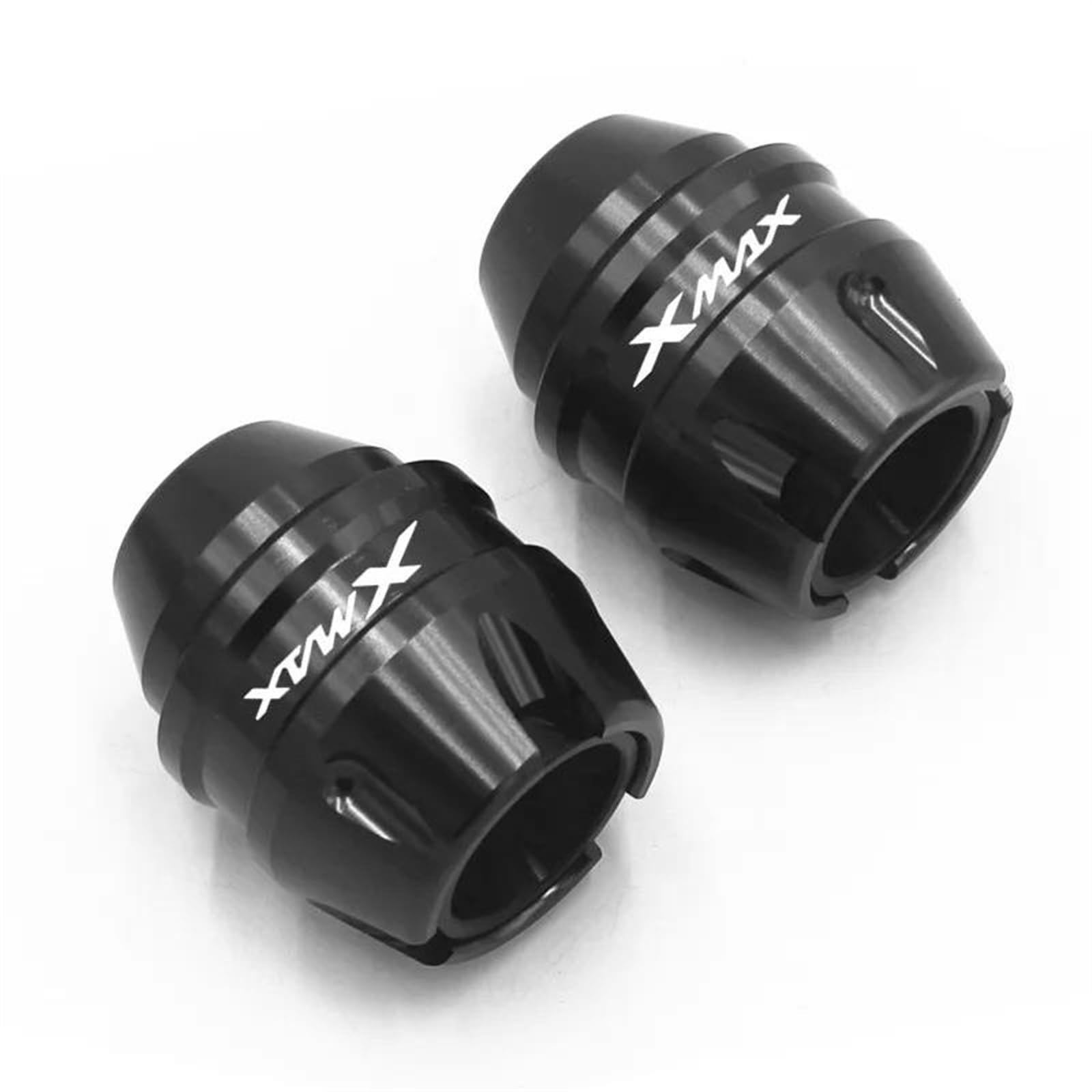 Motorrad Crash Schieberegler Für Yama-ha XMAX300 Für XMAX 300 Vorne Hinten Gabel Rad Fall Schalldämpfer Rohr Rahmen Schutz Rahmen Slider Anti Crash Protector(Black,Front) von SXQPOCAR