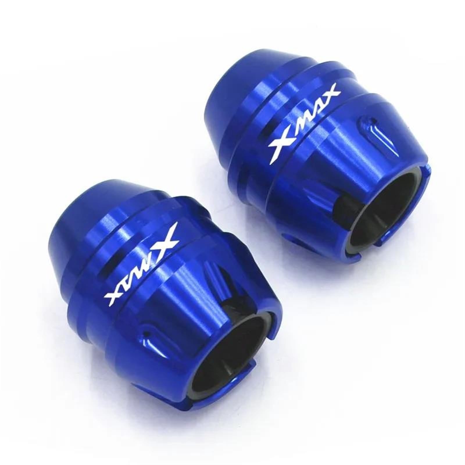 Motorrad Crash Schieberegler Für Yama-ha XMAX300 Für XMAX 300 Vorne Hinten Gabel Rad Fall Schalldämpfer Rohr Rahmen Schutz Rahmen Slider Anti Crash Protector(Blue,Front) von SXQPOCAR