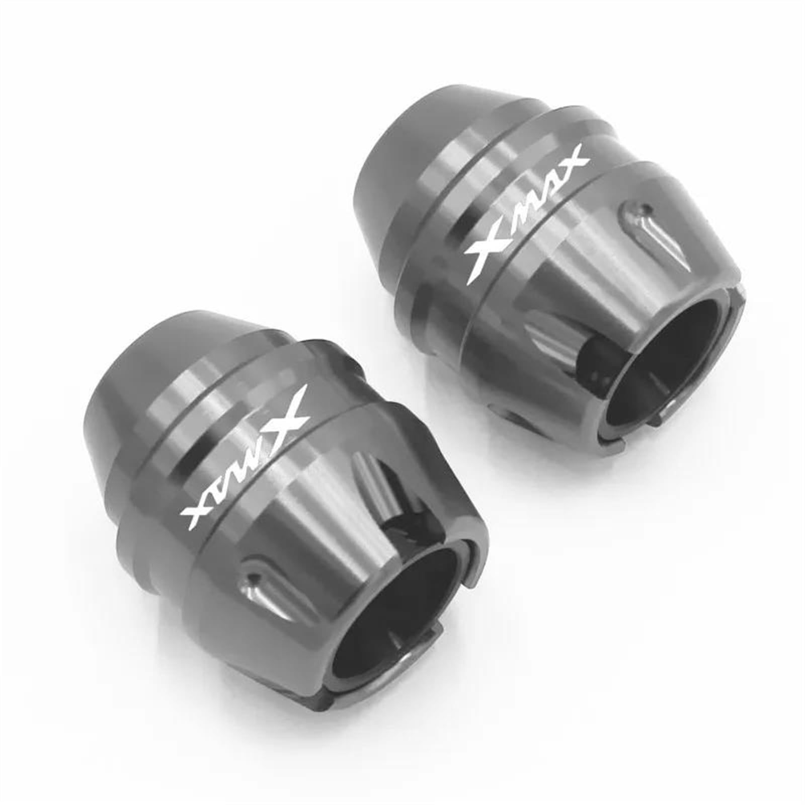 Motorrad Crash Schieberegler Für Yama-ha XMAX300 Für XMAX 300 Vorne Hinten Gabel Rad Fall Schalldämpfer Rohr Rahmen Schutz Rahmen Slider Anti Crash Protector(Gray,Front) von SXQPOCAR