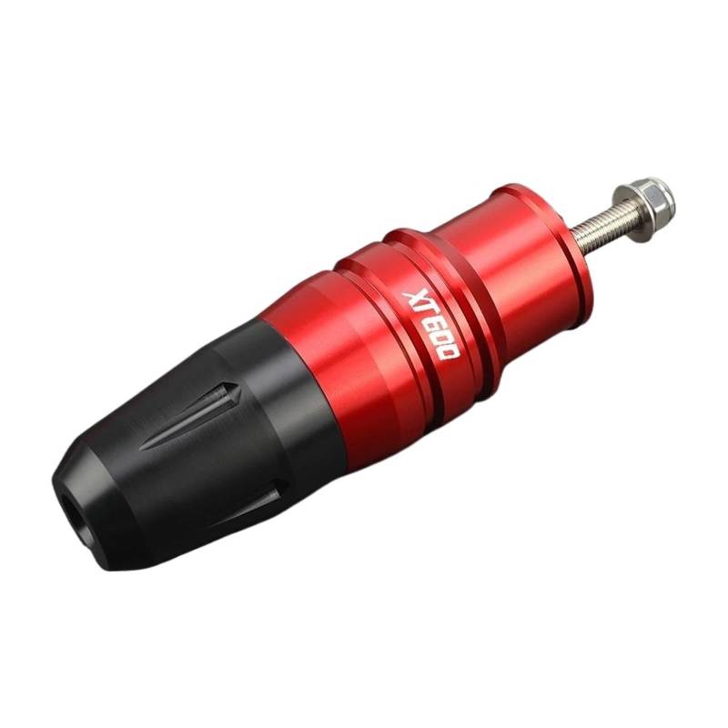 Motorrad Crash Schieberegler Für Yama-ha XT600 XT600E XT600Z XT 600 Motorradrahmen Crash Pads Motorgehäuse Sliders Anti Falling Bar Auspuffrohr(Rood) von SXQPOCAR