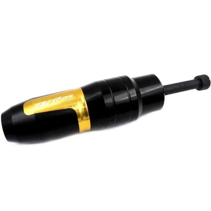 Motorrad Crash Schieberegler Für Yama-ha YZF-R25 YZFR25 YZF R25 2015-2023 Motorrad CNC-Rahmenpolster Auspuffschieber Crash Protector(Gold) von SXQPOCAR