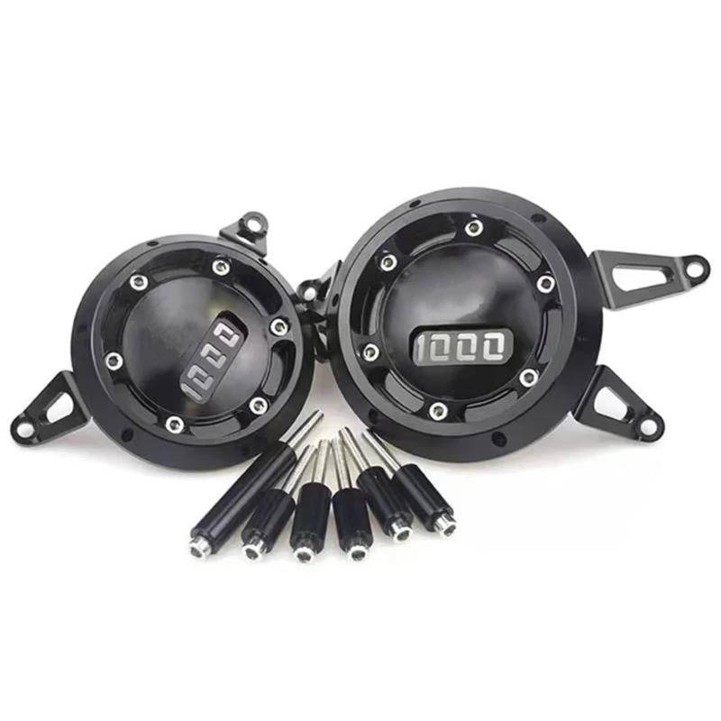 Motorrad Crash Schieberegler Motorrad Motorabdeckung Motorgehäuse Crash Slider Protector Statorabdeckung Für Kawasaki Z1000 Z1000sx Z1000R Z 1000 SX/R 2010-2020(Black) von SXQPOCAR