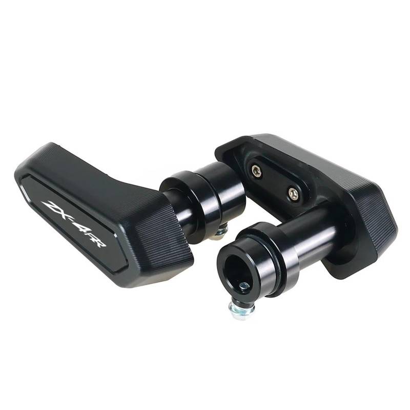 Motorrad Crash Schieberegler Motorrad Stoßfänger Sturzpad Für Kawasaki Ninja ZX4R ZX4RR ZX-4R ZX-4RR Crash Protector Crash Bar Motorschutz(Black) von SXQPOCAR