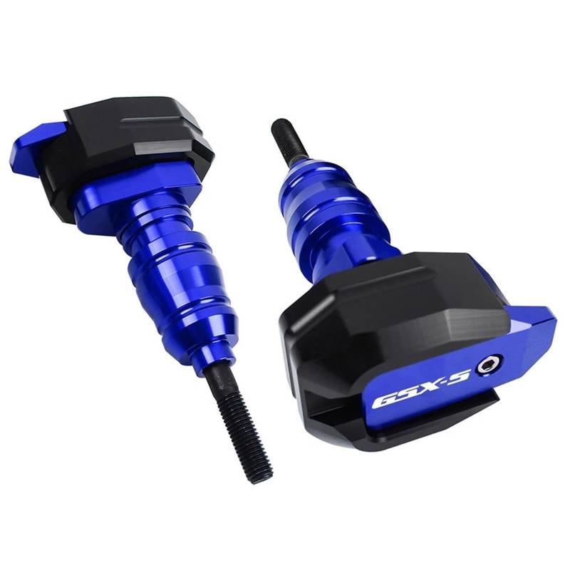 Motorrad Crash Schieberegler Motorrad Sturzpads Für Suzuki GSX-S750 GSX-S1000 GSX-S 750 GSXS 1000 Aluminium Fallen Crash Protector Schutz(Blue) von SXQPOCAR