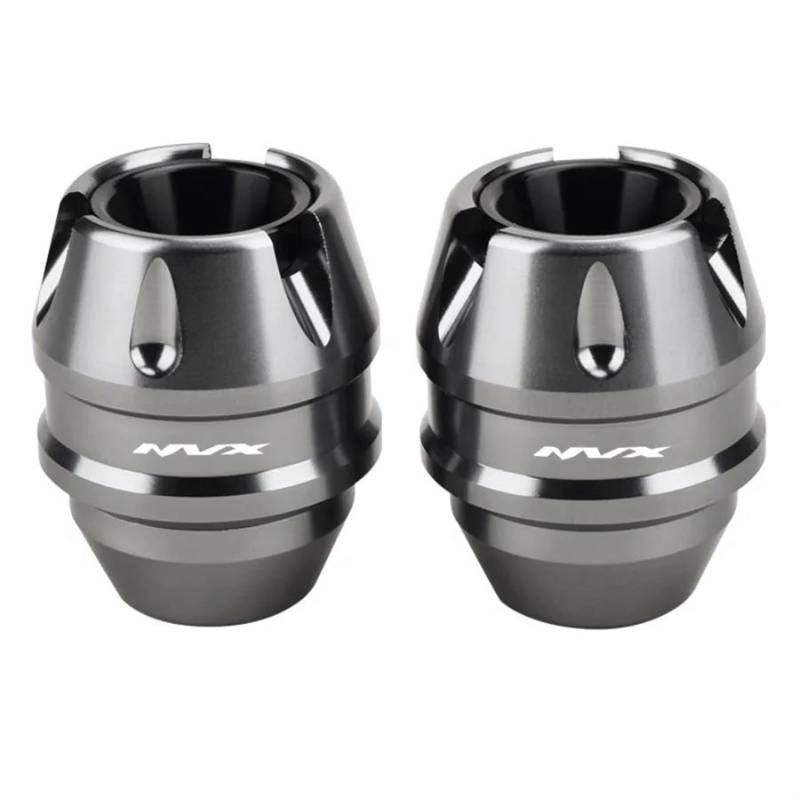 Motorrad Crash Schieberegler Motorradzubehör Für Yama-ha NVX155 NVX 155 CNC Vorderrad Achse Gabel Crash Sliders Fallschutz(Titanium) von SXQPOCAR