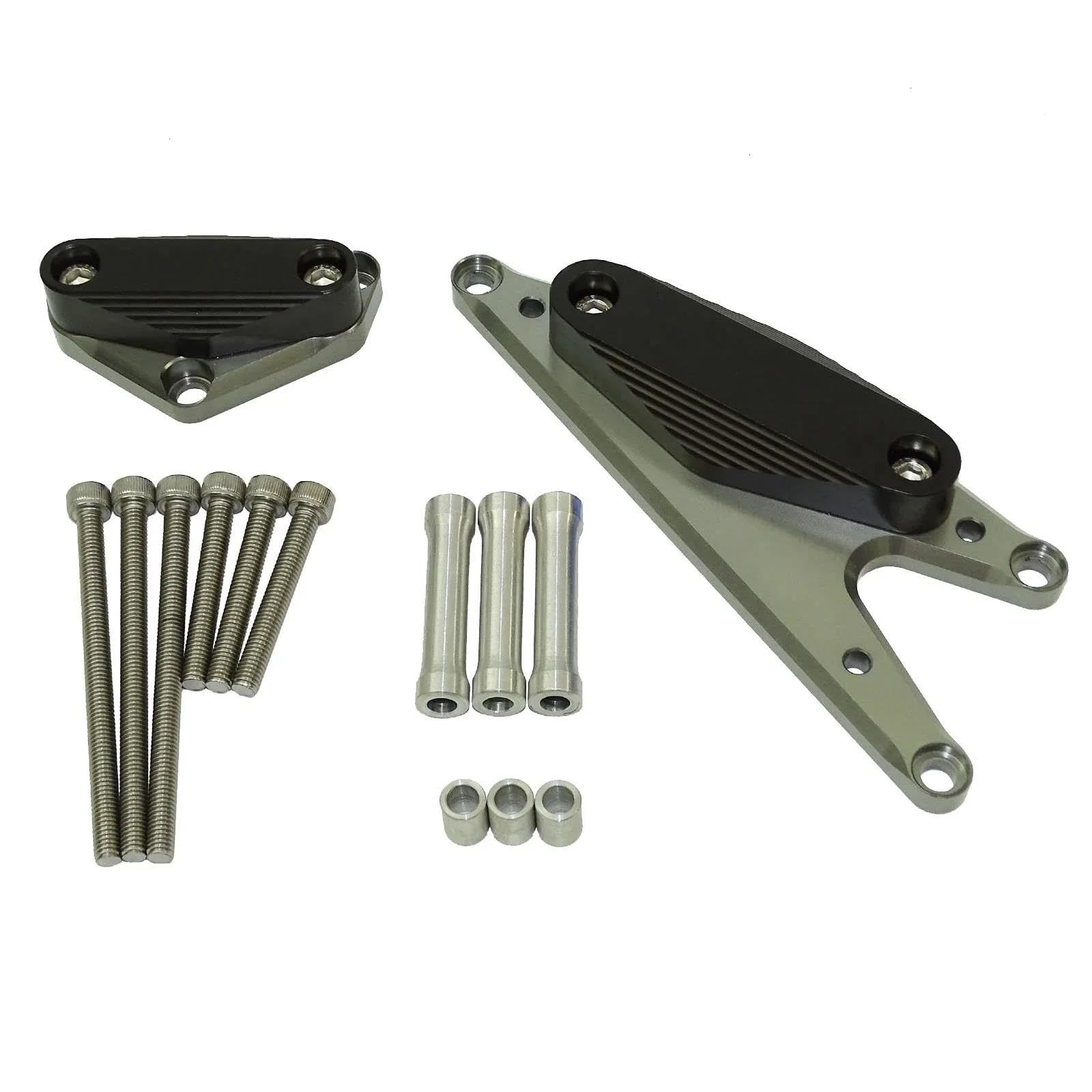 Motorrad Crash Schieberegler Racing Motor Fall Schutz Stator Zündung Abdeckung Crash Pad Sliders Protector Für Suzuki Bandit GSX1250FA GSF1250 2007-2021(Titanium) von SXQPOCAR