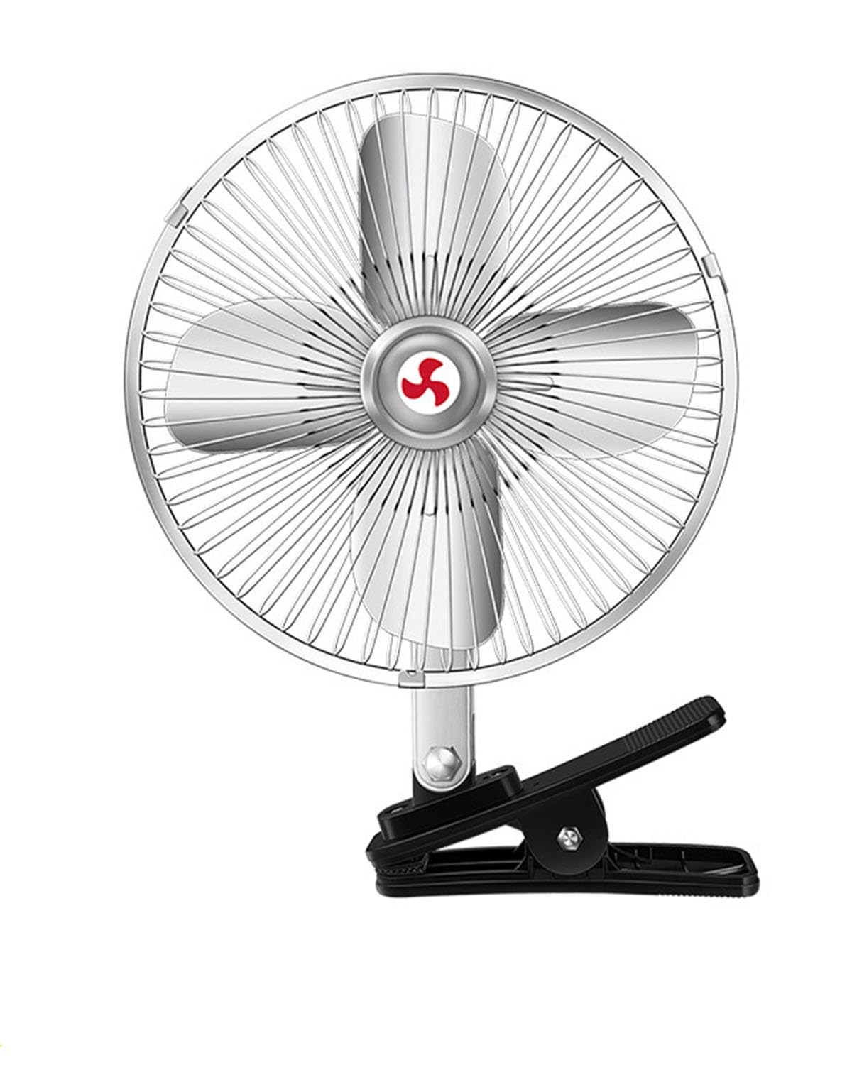 Auto Ventilator 8 Zoll 12 Bis 24V Autoventilator Für Fahrzeugkühlung Mit Verstellbarer Halterung KFZ Lüfter(Metal 12V) von SXXJVES