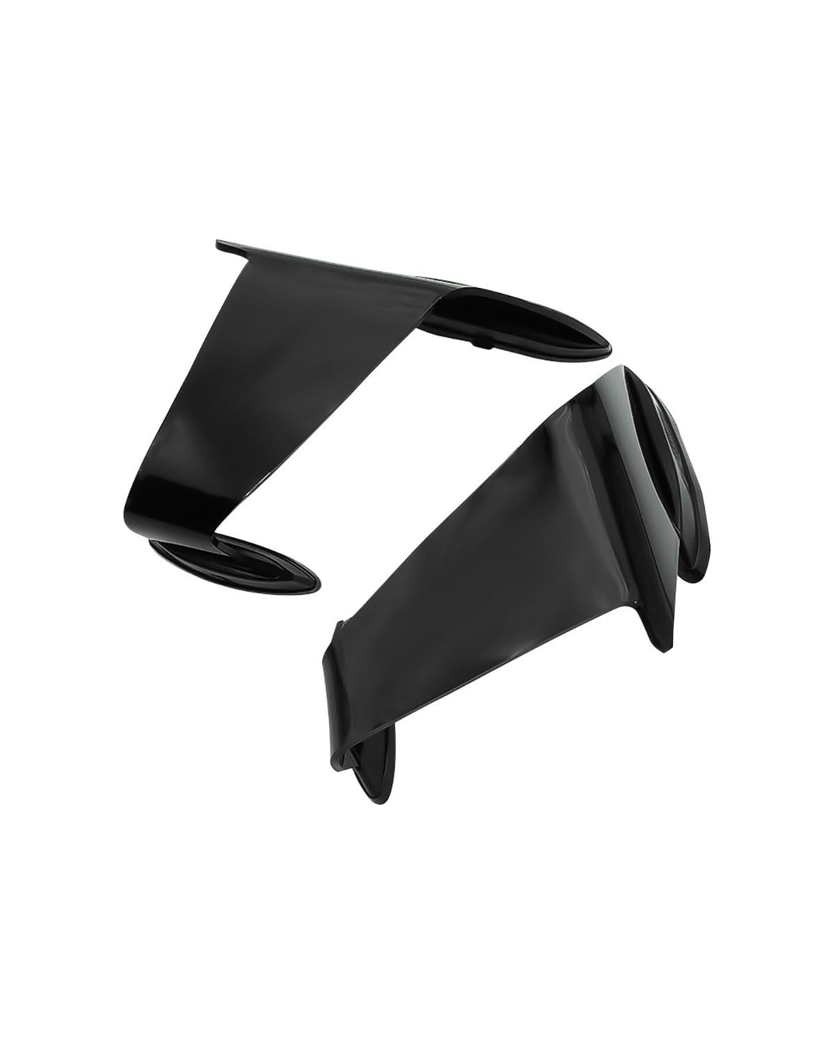 Motorrad-Winglets Anwendbar Für ZX-10R 2022 2023 2024 Modifizierter Fester Windflügel Motorradspoiler(Black) von SXXJVES